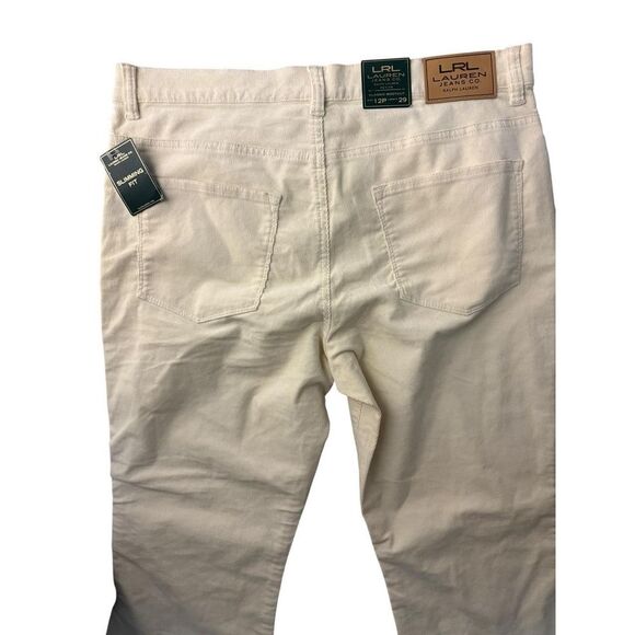 Lauren Jeans Co Ralph Lauren women Pants White FivePocket Classic Denim  12p 29 - Picture 3 of 11